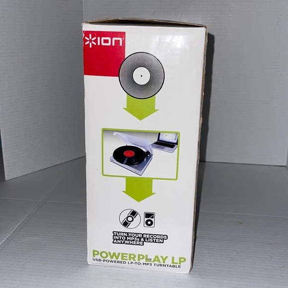 SOLD on eBay!! ION PowerPlay LP to MP3 Turntable New Factory Sealed - Picture 3 of 5